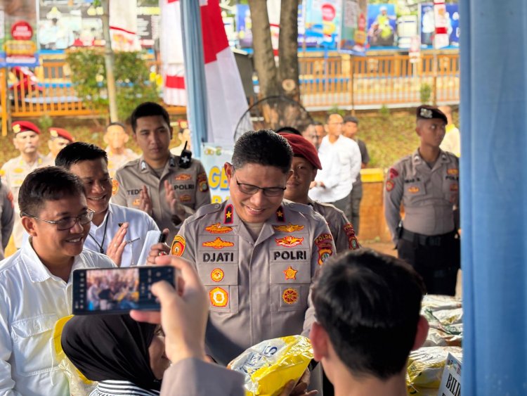 Wakapolda Metro Jaya Buka Gerakan Pangan Murah Jelang HUT ke-80 RI