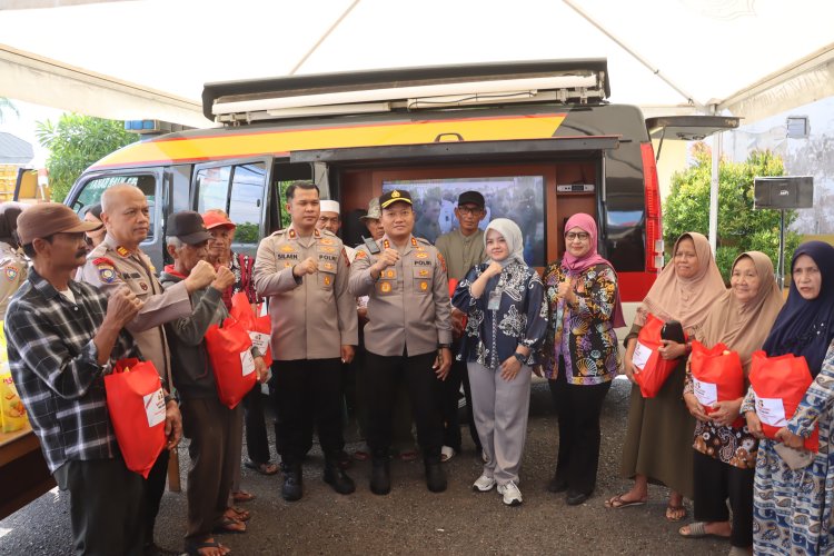 Polres Tanjab Barat Sukseskan Gerakan Pangan Murah, 8 Ton Beras SPHP Ludes dalam Sehari