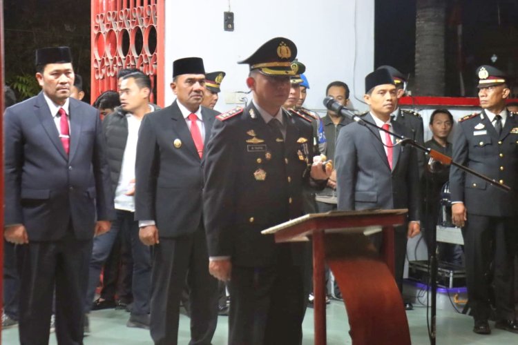 Kapolres Aceh Tengah Pimpin Upacara Kehormatan dan Renungan Suci HUT RI ke-80