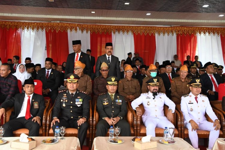 Kapolres Aceh Timur Hadiri Peringatan Detik-Detik Proklamasi HUT Ke 80 Kemerdekaan RI